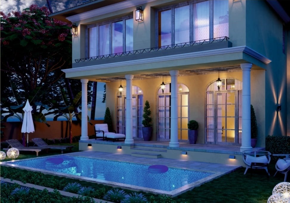 Luxury 4bhk Villa with a private pool in Sangolda, Goa.