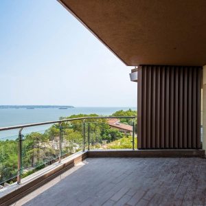 Stylish modern villa boasting luxurious interiors in the vibrant landscape of Goa