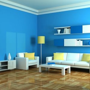 blue interior paint colors for living room